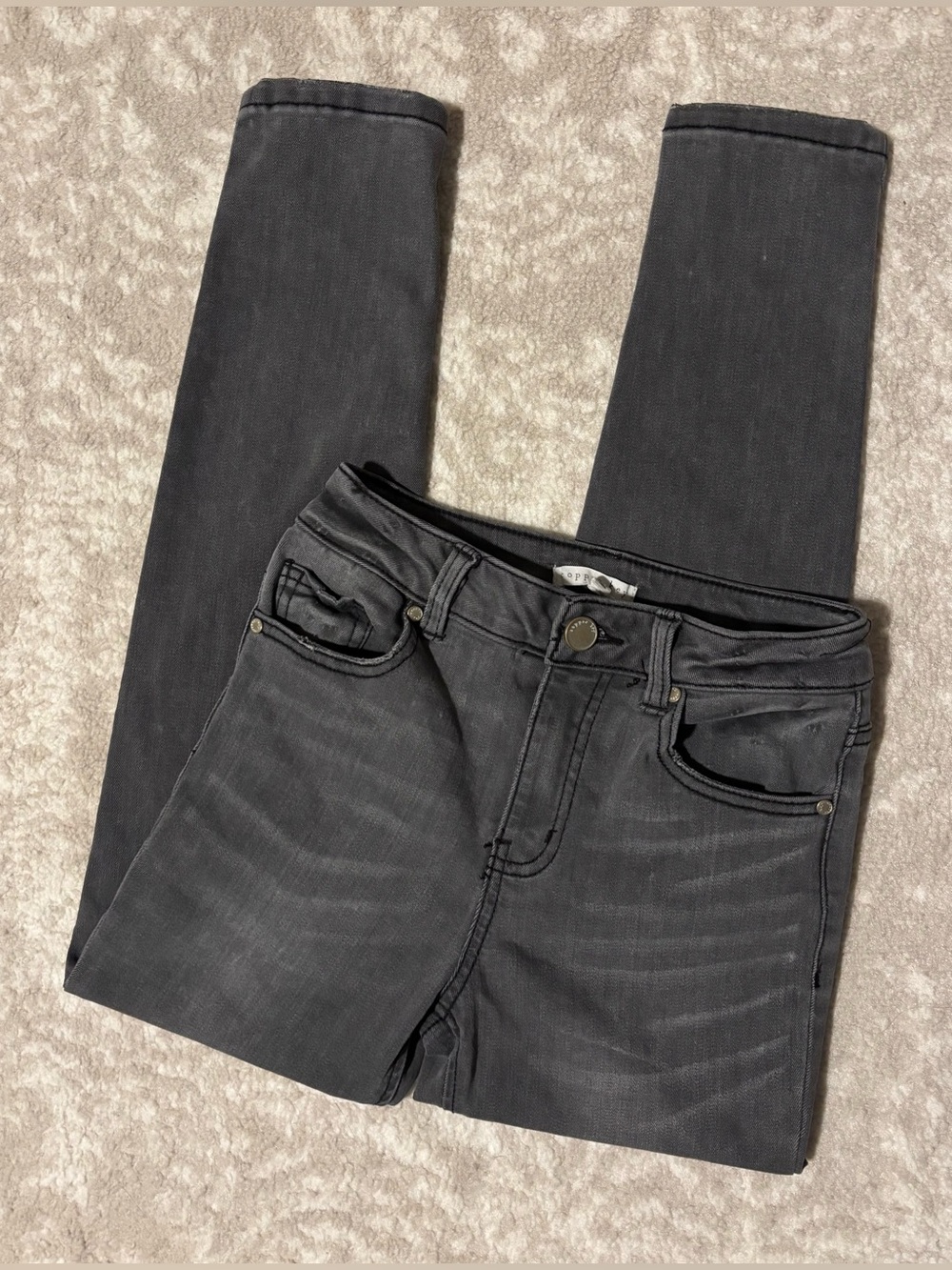 Copper Key - Grey Denim Skinny Jeans for Kid Girls size 8 from Dillards